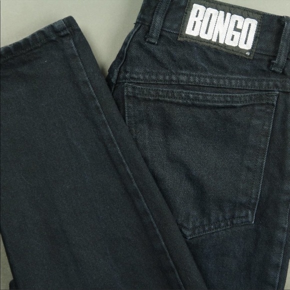Vintage Bongo Exposed Fly High Rise Jeans waist 26 - Picture 2 of 5
